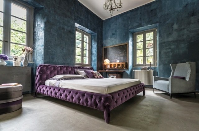 Nápady na dizajn farebného čela spálne