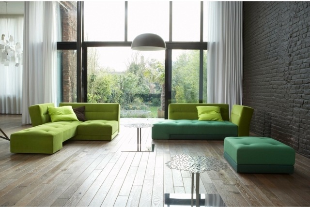 Funkčný roh úložného priestoru Ottoman Ligne Roset