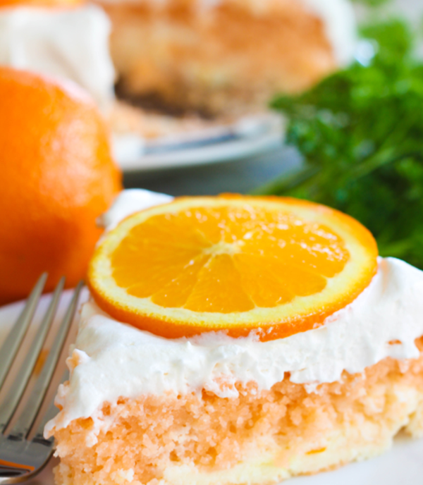 koláče pomaranče šťavnatý letný krém
