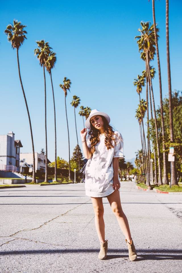 Slamený klobúk letná móda 2014 biely outfit Slamený klobúk-leto-móda-2014-Florida-Palms