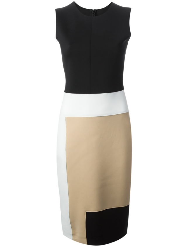 letné šaty od trstinového krakoffa-grafický vzor-siahajú hlboko pod kolená neformálne-šaty-trstina-krakoff-grafické-vzory-2014-trendy