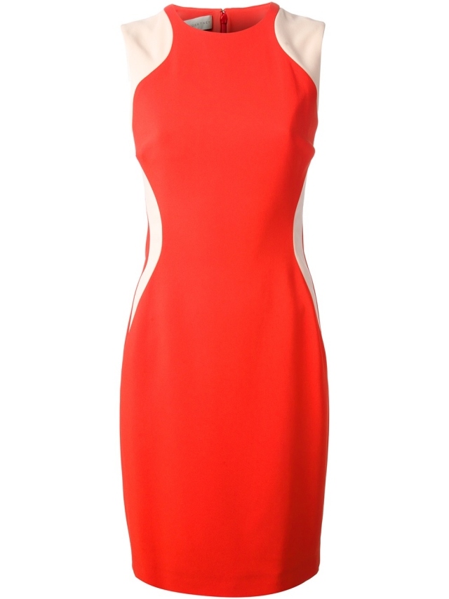 ležérne šaty priliehavé k postave pre figúrku-typ-x-Stella McCartney červená-postava-objímajúca-ležérne-šaty-letné-šaty-postava-typ-x-stella-ccartney