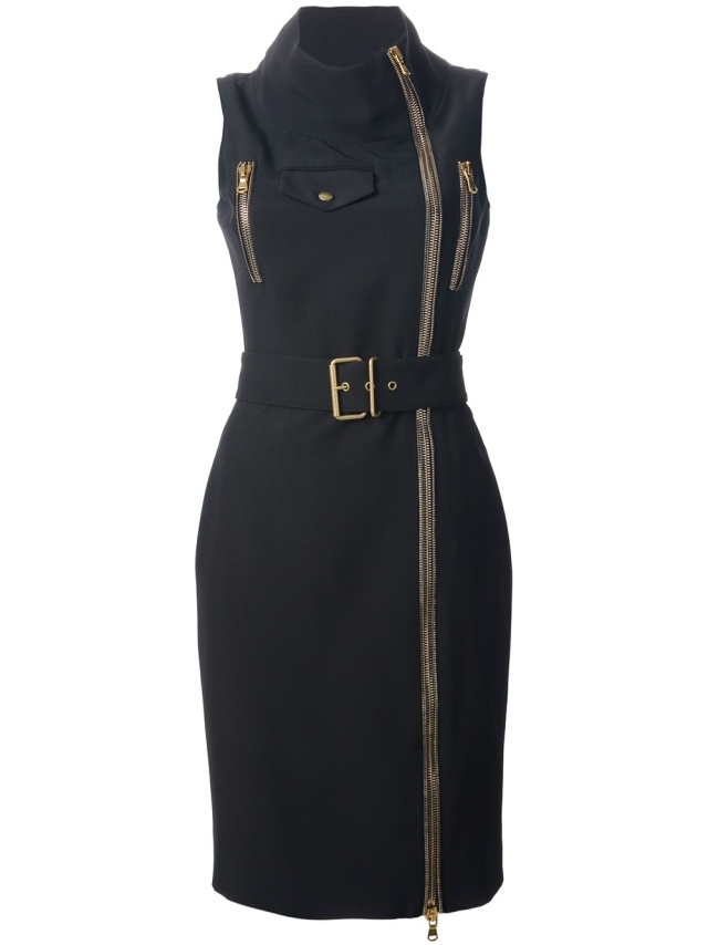 ležérne šaty alexander mcqueen s opaskom podčiarkujú ženskú siluetu Ležérne-šaty-rozdelené-opasok-podčiarkne-ženská-silueta-alexander-mcqueen