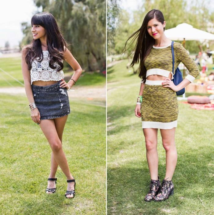 Dva nápady na leto so sukňami dámska kabelka so špičkovými džínsami v rockovom dizajne