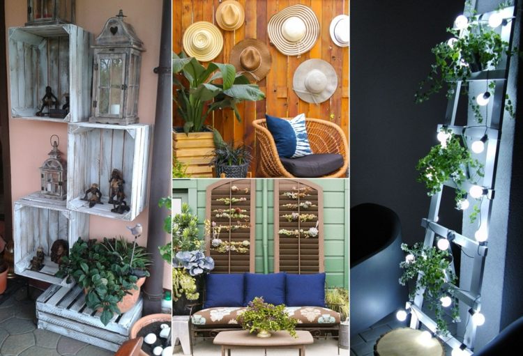 Letná dekorácia vonku - nápady na imitáciu záhrady, terasy a vchodu