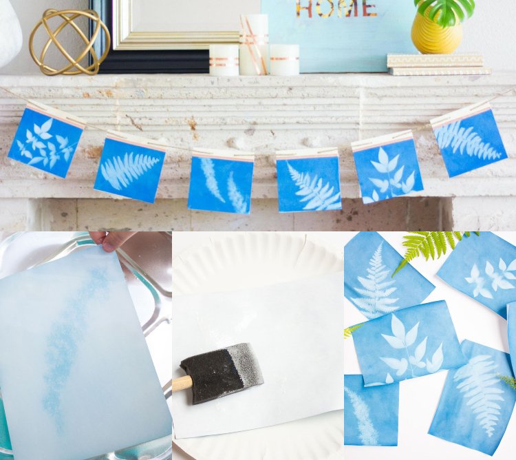 Vyrobte si letnú dekoráciu prírodnej girlandy na krbovú rímsu sami