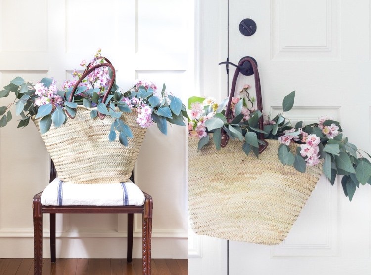 Vyrobte si letné dekorácie samy z kvetov utkaných v kabelke