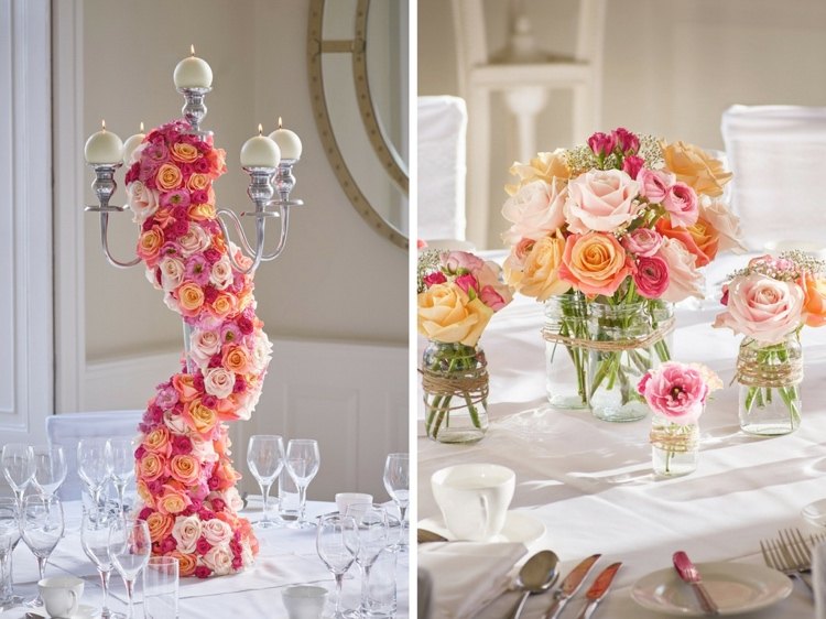 Vyrobte si letné dekorácie s kvetmi sami Návod na dekoráciu stola s ružami