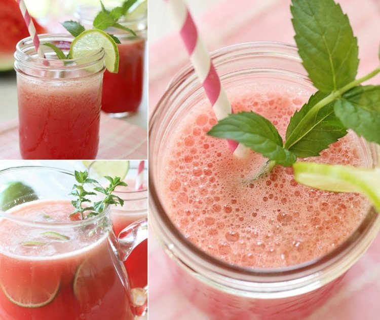 Skombinujte melón a vápno na letné nápoje