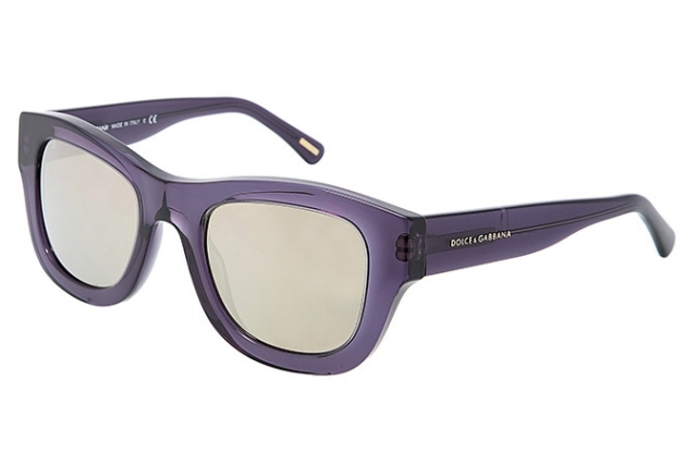 slnečné okuliare s priehľadným purpurovým rámom 2014