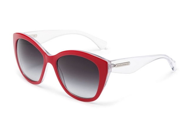 transparentné žehlenie-červené-predný rám-sivé okuliare