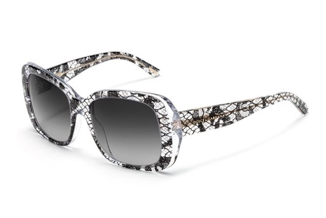 čipky-vzor-čierna-biela-obdĺžnikový-rám-slnečné okuliare-2014