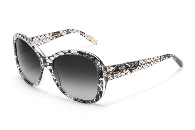 čipka-vzor-čierna-biela-veľké-slnečné okuliare-ženy