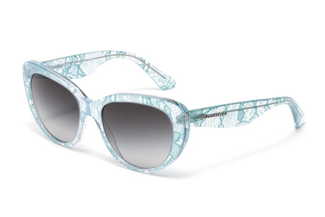 čipkovaný vzor-modrý-priehľadný rám