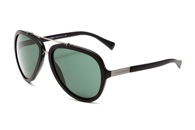 pilotný rám-acetát-čierne-zelené okuliare