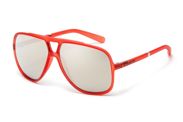 okuliare pre letec-acetát-rám-svetlo červená-transparentná-muži