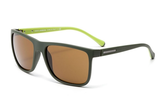 hranatý rám-slnečné okuliare-khaki-zelené