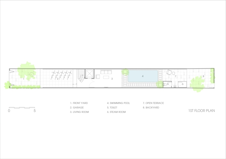 nápady na ochranu pred slnkom-prvé poschodie-pôdorys-rodinný dom