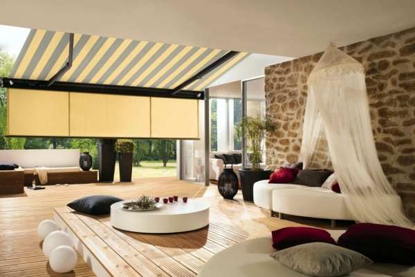 roletová markíza mimo obývacieho nábytku