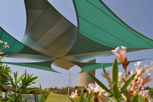 nápady na dizajn záhrady v zelenom sivom trojuholníku