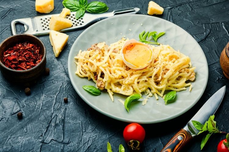 Inšpirovaný recept na Spaghetti Pumpkin Carbonara Weight Watcher