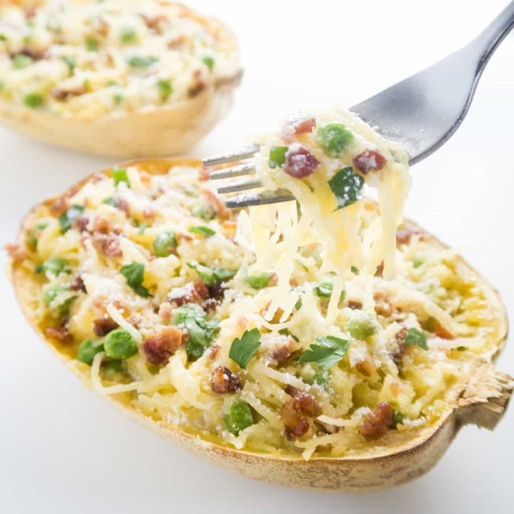 Ako pripraviť nápad na recept špagety squash carbonara