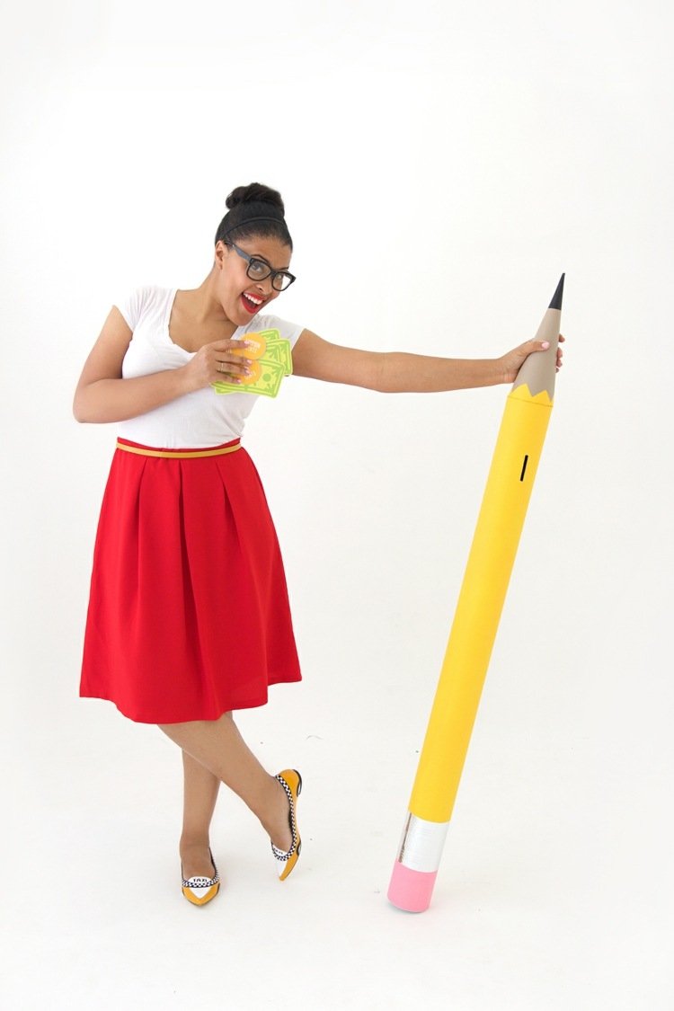 papierová lepenka-ceruzka-pokladnička