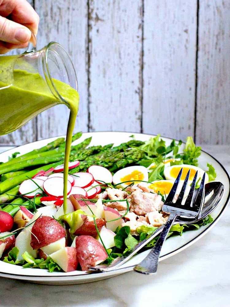 Špargľový šalát recept jednoduché nízkokalorické letné jedlá