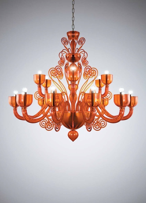 oranžový luster-La Murrina oranžový luster-La-Murrina
