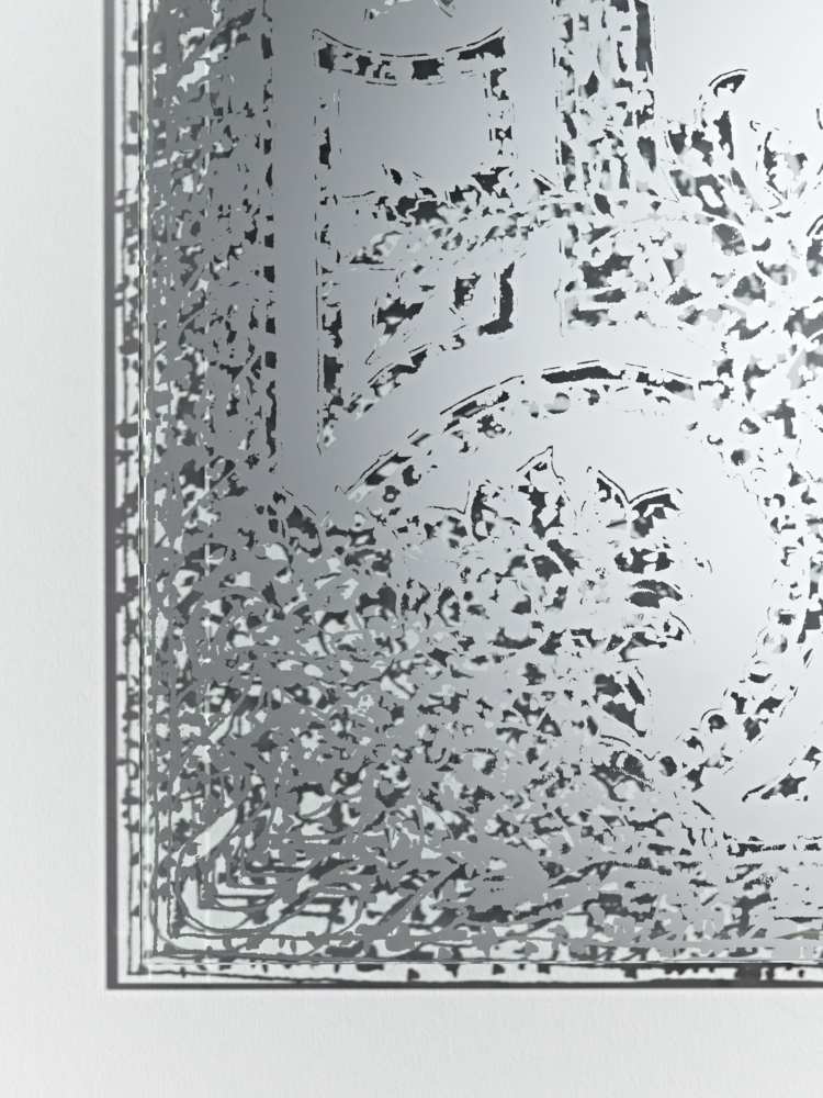 Dierovaný dizajn zrkadla poskytuje efektívne efekty tieňov dizajn zrkadla oxid vintage štýl deknudt transparentný