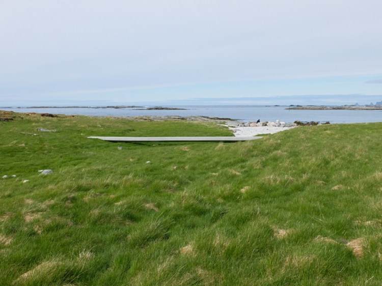 nórsko oceán krajina pohľad návštevníci most betón