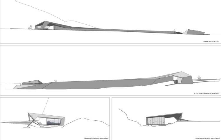 skica servis stavenisko Bukkekjerka oltár