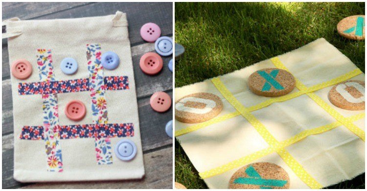 vonkajšia taška na výrobu tik-tac-toe prstov