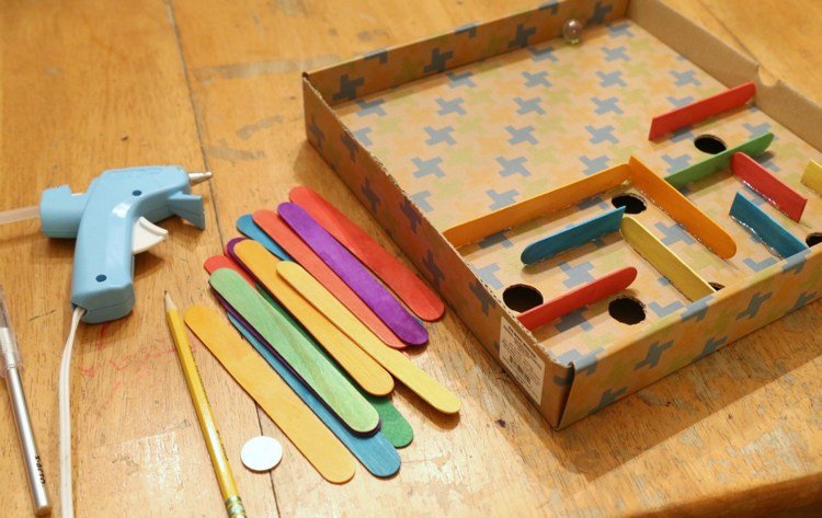 hry-urob si sám loptu-bludisko-diy-návod-materiály