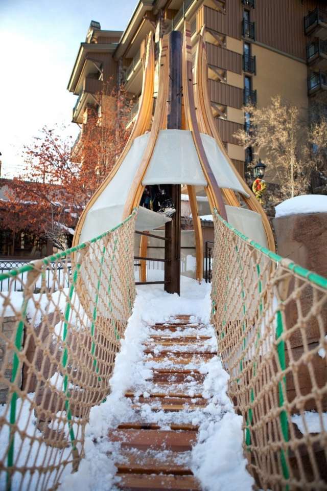 herne v tvare hniezda vail park dizajn detského ihriska hniezda domčeky pre deti vail park detské ihrisko vytvárať nápady