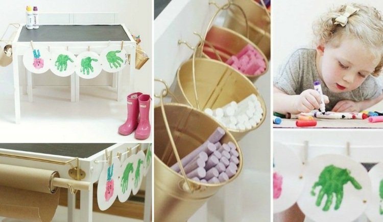 hrací stôl-postavte si ho-vedro-kov-krieda-kontajner-zamestnanie-inšpirácia