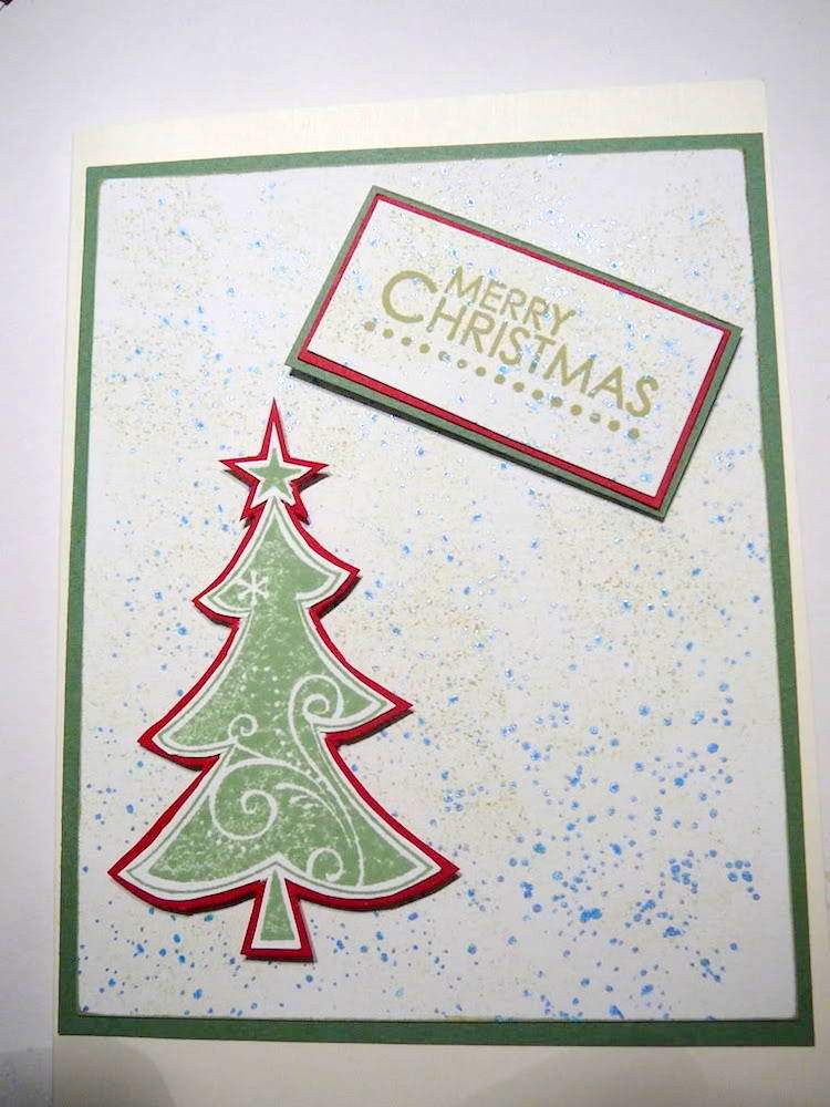 pečiatkovanie kariet dizajn Vianoce sami pokyny