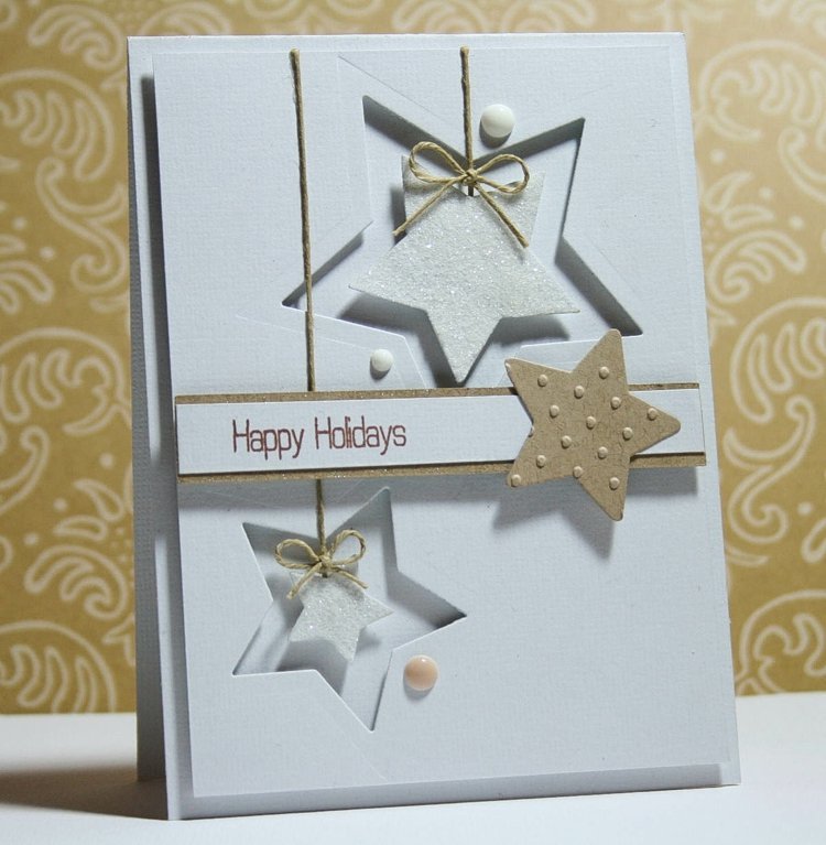 pečiatkovanie-vianočné hviezdy-vianočné motívy-drotár-deti-nápad