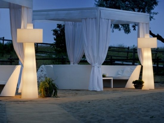 Konštrukcia stojacej lampy pre záhradné osvetlenie Stojacia lampa pre záhradné osvetlenie