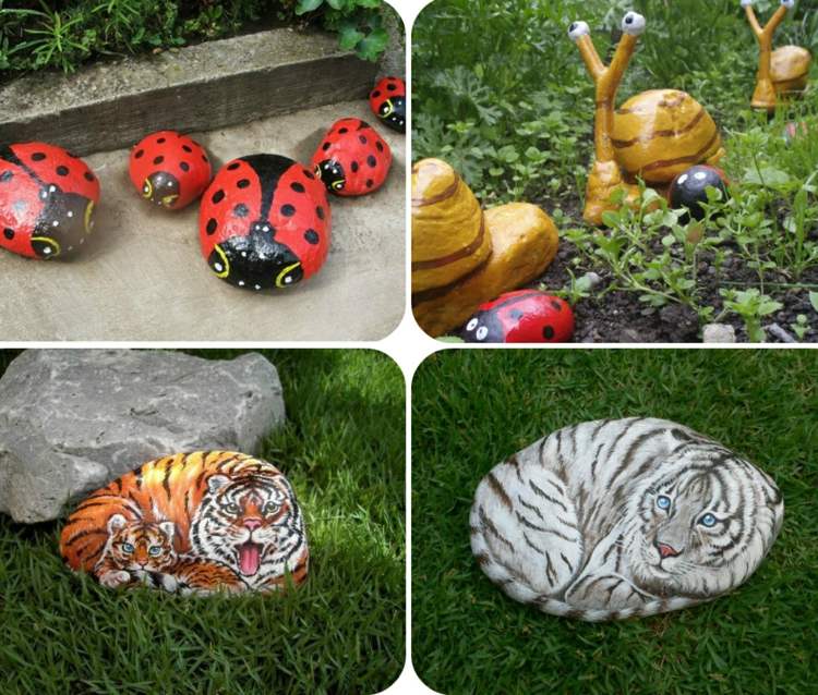Distribuujte kamenné zvieratá v záhrade kamenné figúrky-záhradné-zvieratá-tigrie-slimáky-vtipné