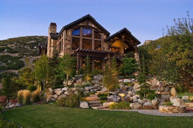 Nápady na dekoráciu kameňa borovicové rastliny