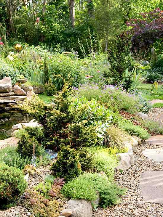 Usporiadanie záhradných kameňov-plánovanie Navrhovanie záhradných kameňov