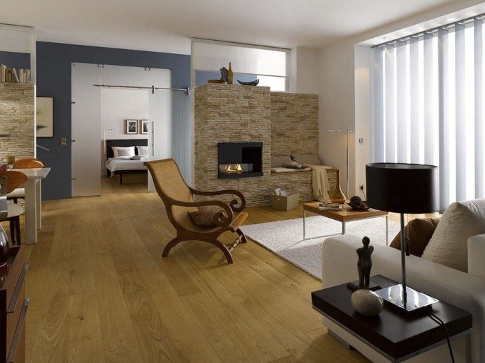 Stena s krbom v 3D optike kamenná stena-obývačka-klimex-LINARI-SAHARA-CREME