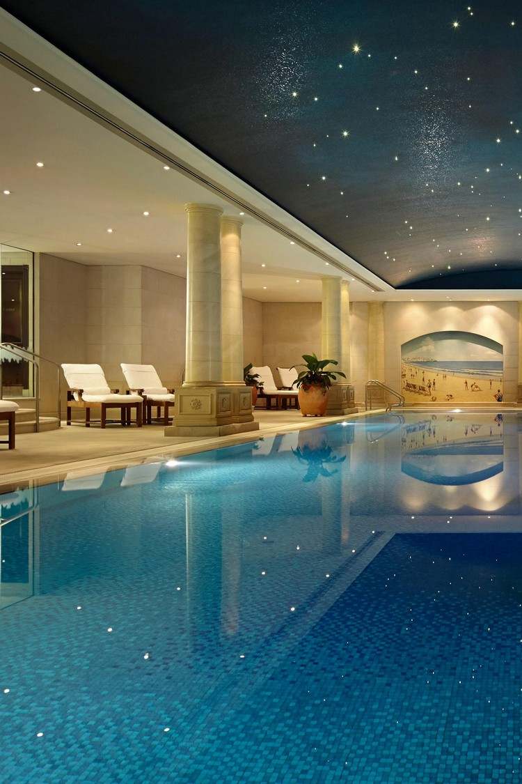 hviezdna obloha-led-bazén-stropné-osvetlenie-optické vlákno