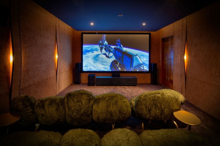 nápady štýlu kresla v kinosále na zariadenie dizajnu vily na plátne