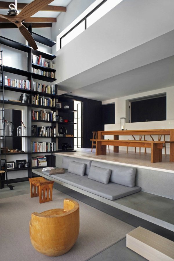 Obývacia a jedálenská časť - štýlový byt