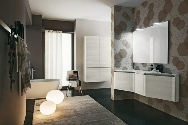 Obklady na stenu zaujímavé vzory ozdoby zrkadlá