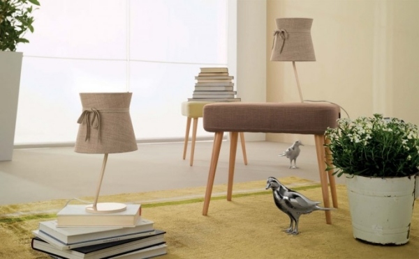 lampa pletená tienidlo stolná verzia doimo dekor béžová lampa s pleteným tienidlom verzia stolná lampa doimo dekor béžová