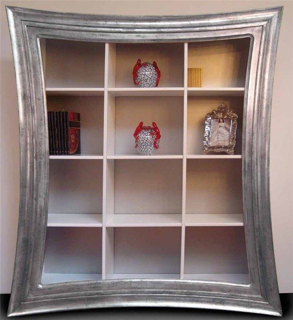 polička na nábytok do obývačky vybavenie obývačky regálom Mantellassi