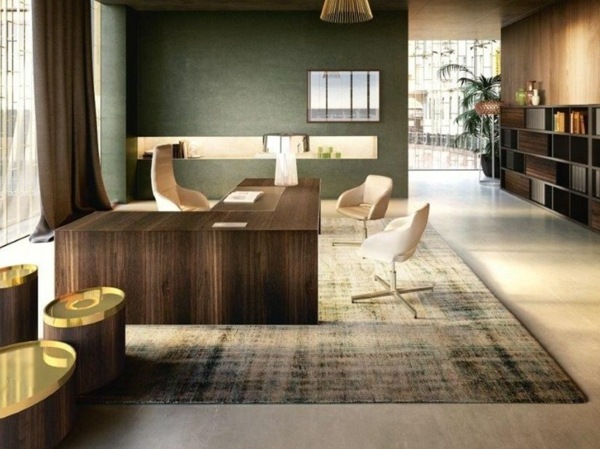 Písací stôl z bukového bukového dreva, recepcia pre zákazníkov